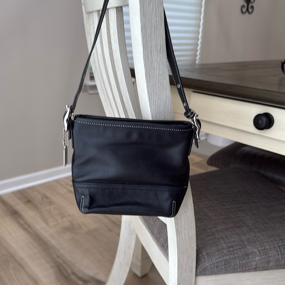 Vintage 2004 Coach Black Mini Bag 1507